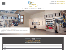 Tablet Screenshot of garagestoragegreenville.com